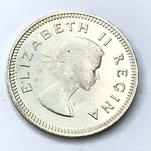 1960 SA Union 3d tickey - UNC - grade this one