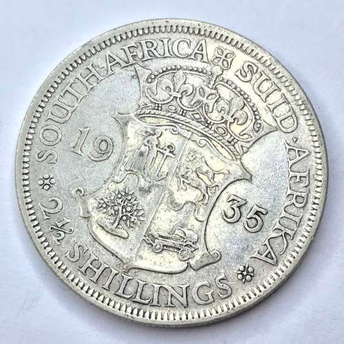 1935 SA Union Half Crown - VF
