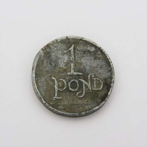 Vintage BP veldpond token