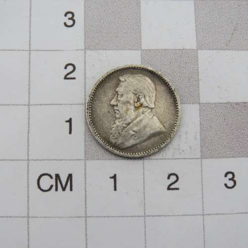 1895 ZAR Paul Kruger 3d tickey