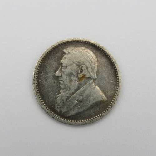 1895 ZAR Paul Kruger 3d tickey