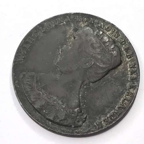 Queen Wilhelmina 25th birthday medallion - 31 August 1905 - Pretoria