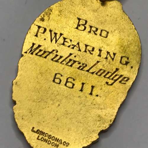 R.A.O.B - Coronation of George 6 medallion - 1937