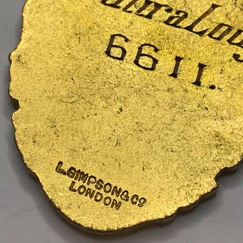 R.A.O.B - Coronation of George 6 medallion - 1937