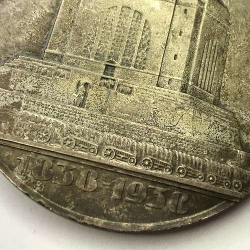 1938 Voortrekker Eeufees medallion - Fakkelloop - Large (60mm)