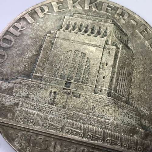 1938 Voortrekker Eeufees medallion - Fakkelloop - Large (60mm)