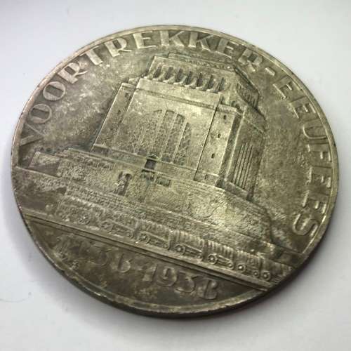 1938 Voortrekker Eeufees medallion - Fakkelloop - Large (60mm)