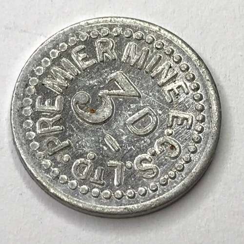 Herns #450x Premier Transvaal Diamond Co. Ltd. 3 Pence