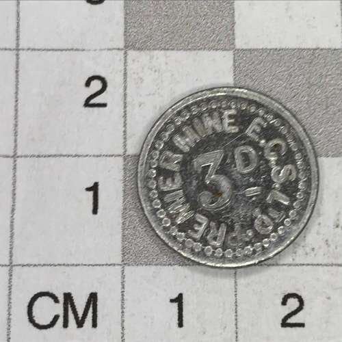 Herns #450x Premier Transvaal Diamond Co. Ltd. 3 Pence