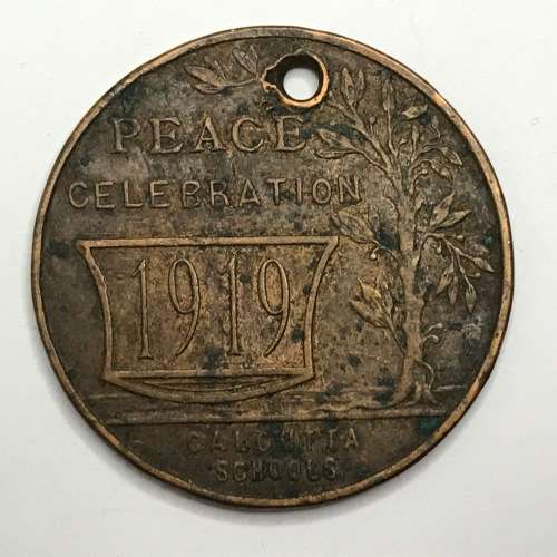 1919 Peace celebrations - Calcutta Schools - Rarely seen