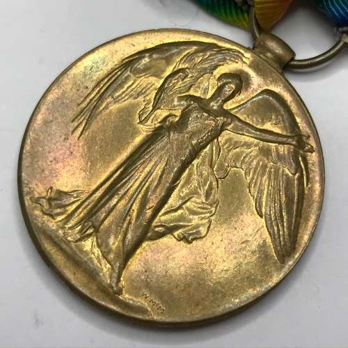 Set of WW1 medals issued to PTE J Isaacs of the 1st Cape Corps