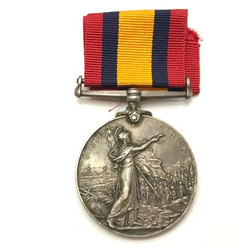 Boerwar Queens medal to 622 Pte JH Herring of the Uitenhage Town Guard  and WW2 medals to Herring