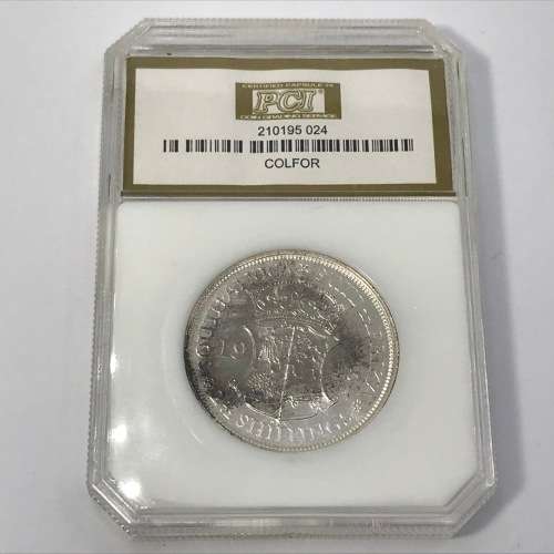 1948 SA Union 2 1/2 Shillings Half Crown graded RR68 by PCI - only 1120 minted