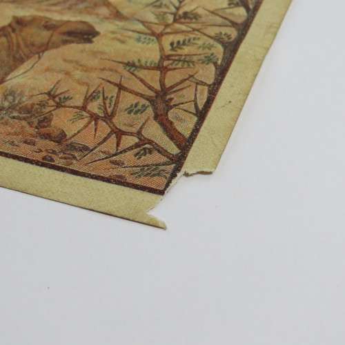 French Afars and Issas 1000 Francs banknote - B1 corner tear