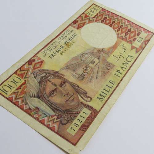 French Afars and Issas 1000 Francs - Banknote E1