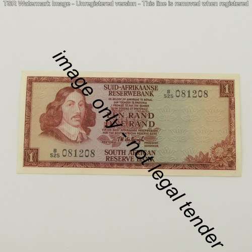 Lot of TW de Jongh R1 bank notes 2 with consecutive numbers