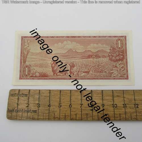 Lot of TW de Jongh R1 bank notes 2 with consecutive numbers