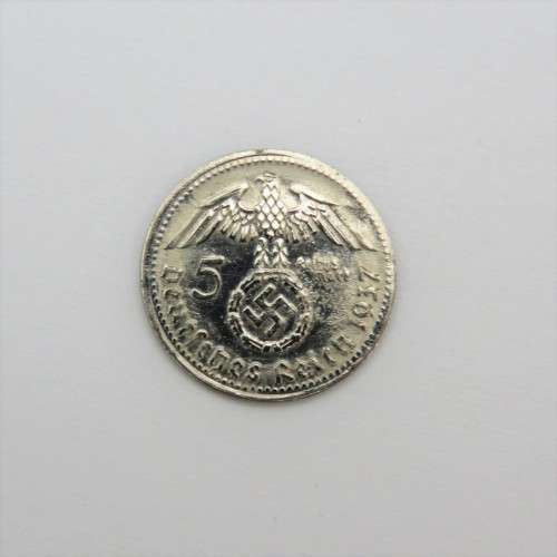 German Deutsches Reich small 5 Reichs mark coin - weighs only 0.8 grams