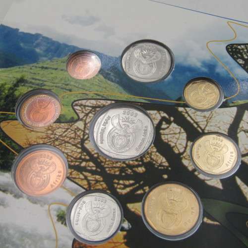 2002 South Africa uncirculated coin set