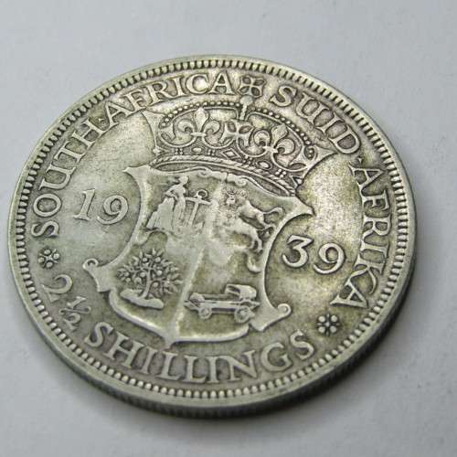 1939 SAU George V half crown - VF