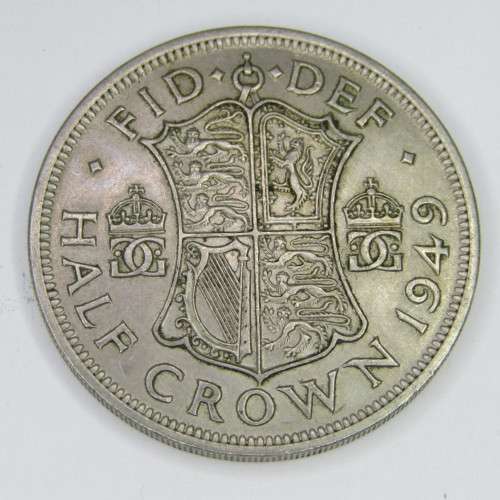 Lot of 4 British half crowns - 1947, 1948, 1949 and 1950 - use as fillers for SA coins