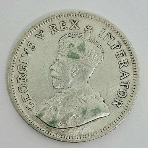South Africa 1929 Shilling in reasonable condition