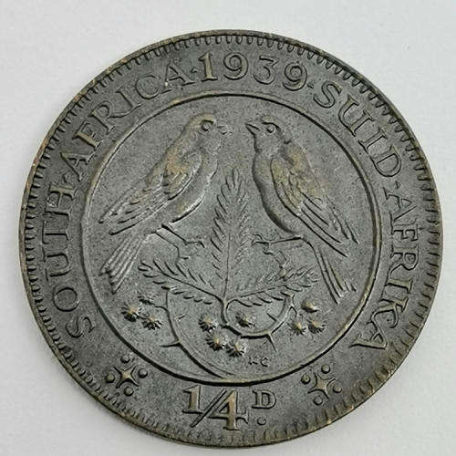 South Africa 1939 farthing  AU+