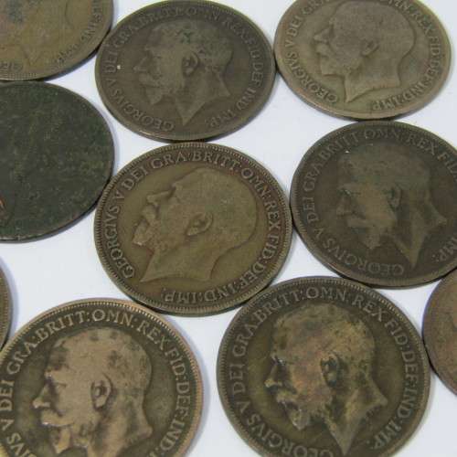 Lot of 20 antique coins - each one over 100 years old