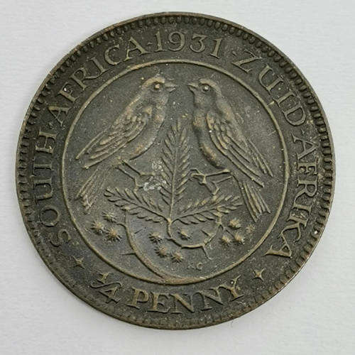 South Africa 1931 farthing AU -  Zuid