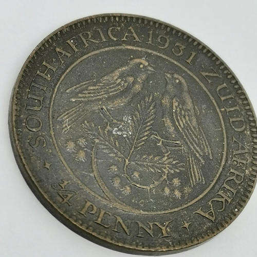 South Africa 1931 farthing AU -  Zuid