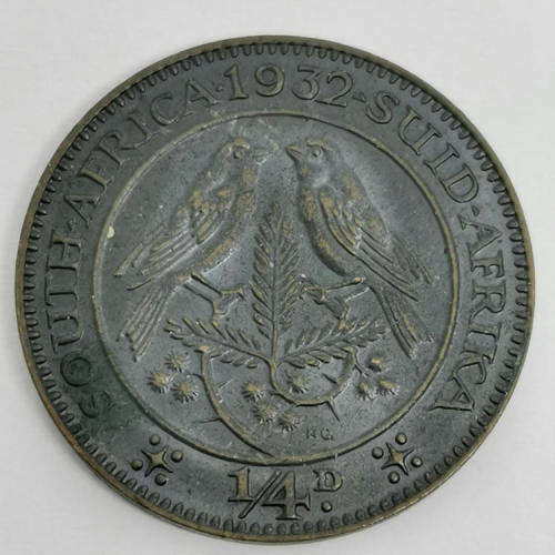 South Africa 1932 farthing AU+