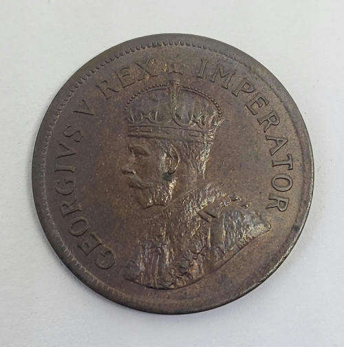 South Africa 1923 half penny EF+