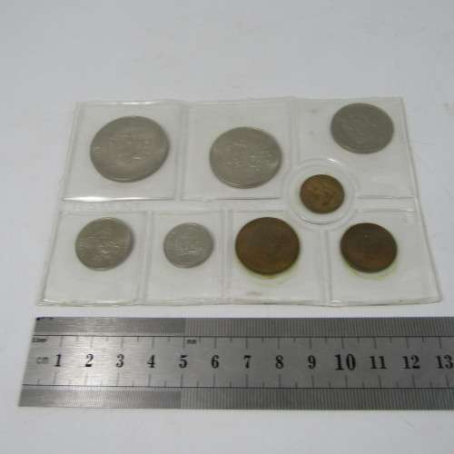 South Africa lot of 3 mint packs 1977, 1978 & 1979 - all with scarce half cent