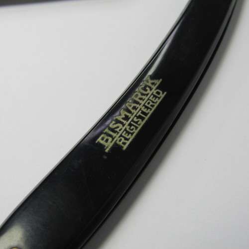 Vintage Bismarck cut throat straight razor in box - excellent condition