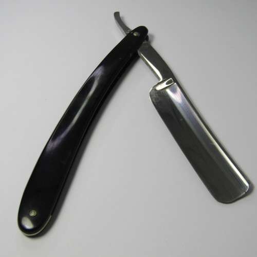 Vintage Bismarck cut throat straight razor in box - excellent condition