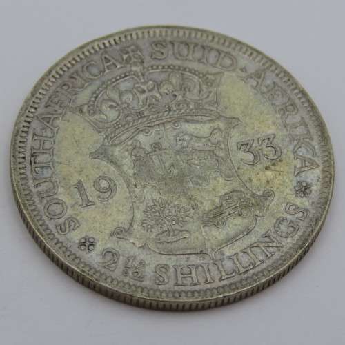 South Africa 1933 half crown EF