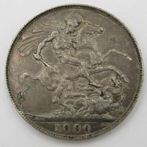 Great Britain 1896 Crown LIX - scarcer variety
