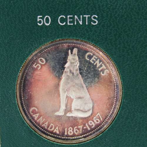 Canada 1967 proof set in slab - Mostly silver coins