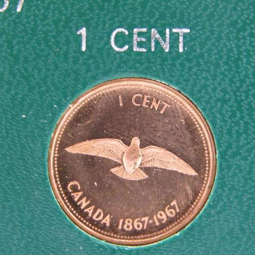 Canada 1967 proof set in slab - Mostly silver coins
