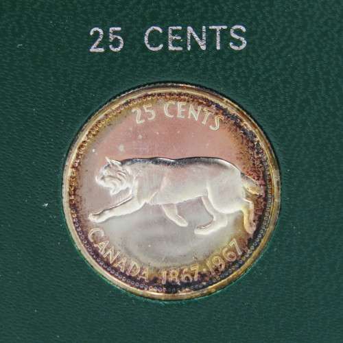 Canada 1967 proof set in slab - Mostly silver coins