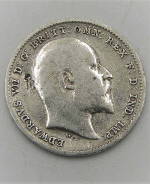 Great Britain 1903 silver 3d VF