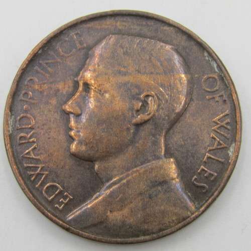 Lot of 4 different Prince of Wales 1925 medallions - Visit to SA