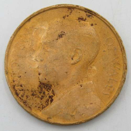 Lot of 4 different Prince of Wales 1925 medallions - Visit to SA