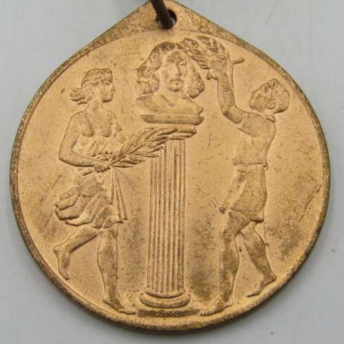 Pair of Van Riebeeck 1952 300 Years medallions in different metals