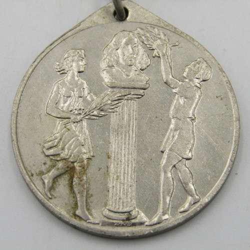 Pair of Van Riebeeck 1952 300 Years medallions in different metals