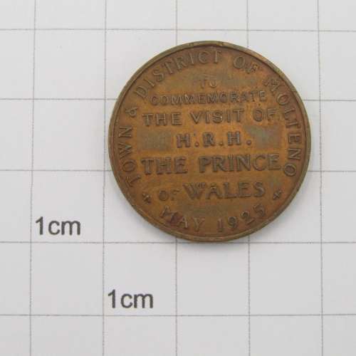 Molteno 1925 Commemoration of Prince of Wales visit medallion