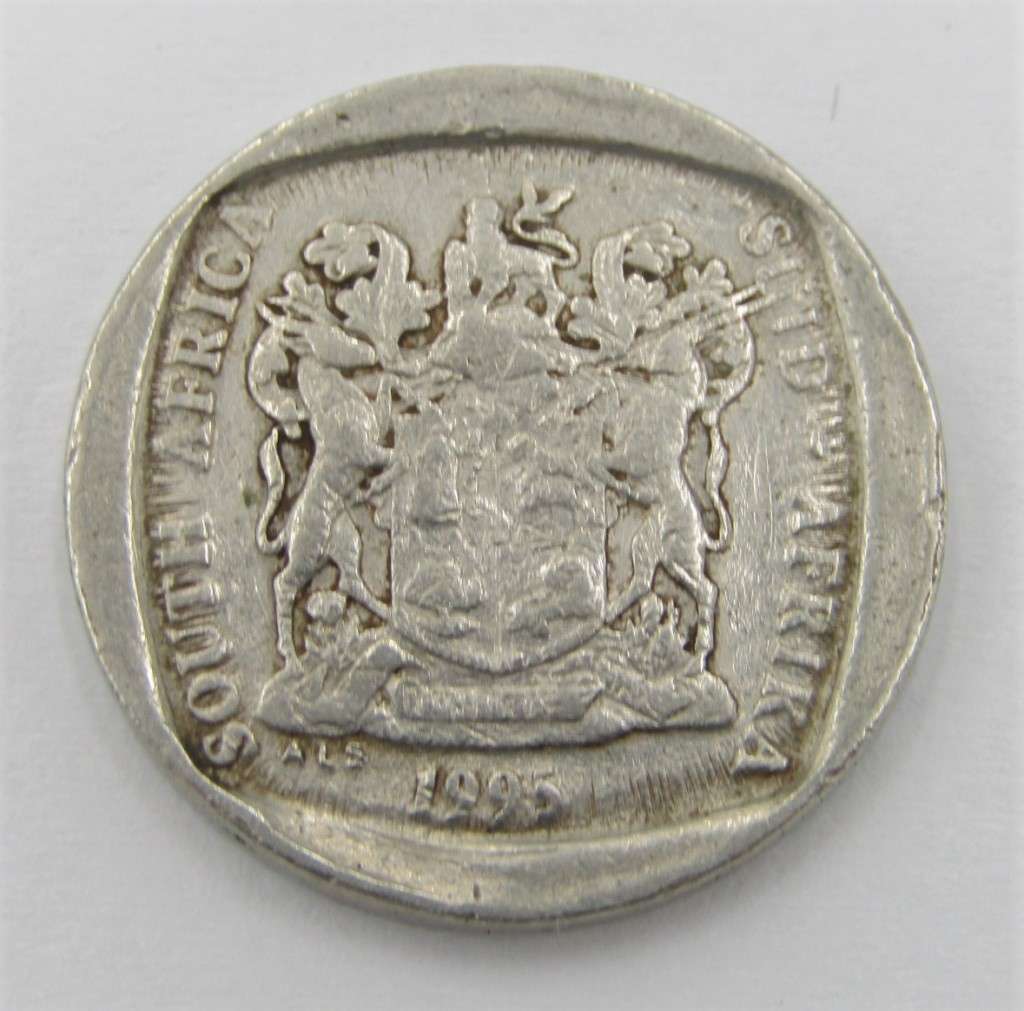 1995 R1 South Africa with die break error