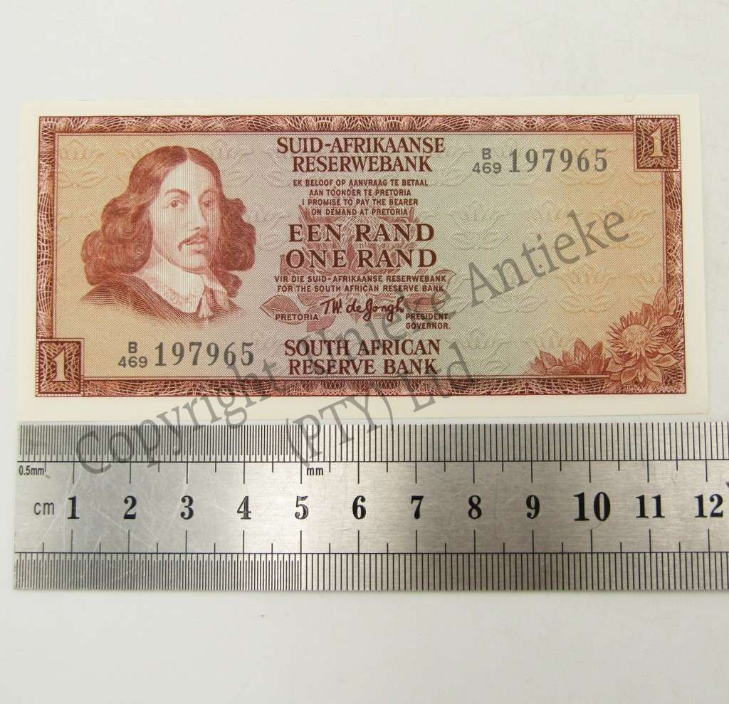 Lot of 10 TW de Jongh R1 banknotes - 1975 Third issue