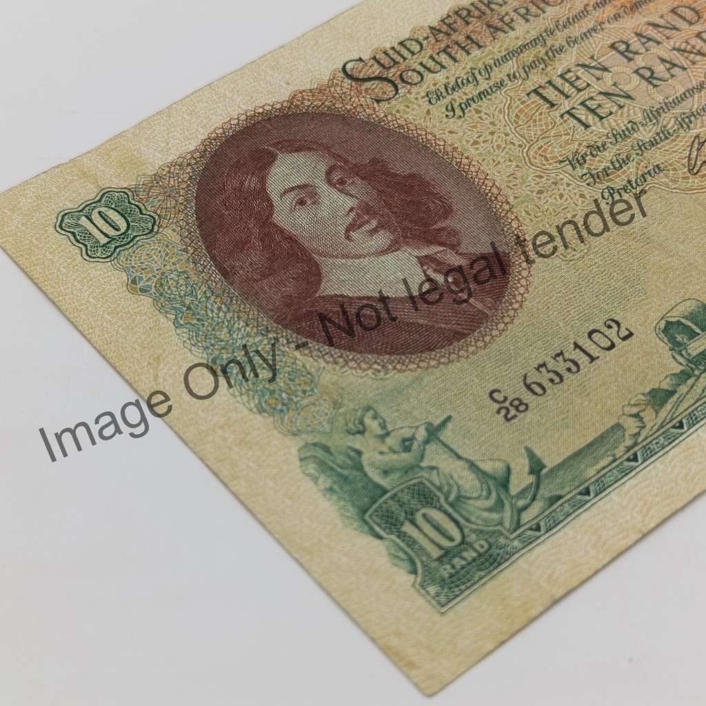 Rissik 1st issue 1962 Ten rand note Afrikaans over English