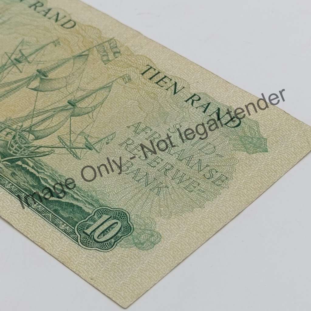 Rissik 1st issue 1962 Ten rand note Afrikaans over English